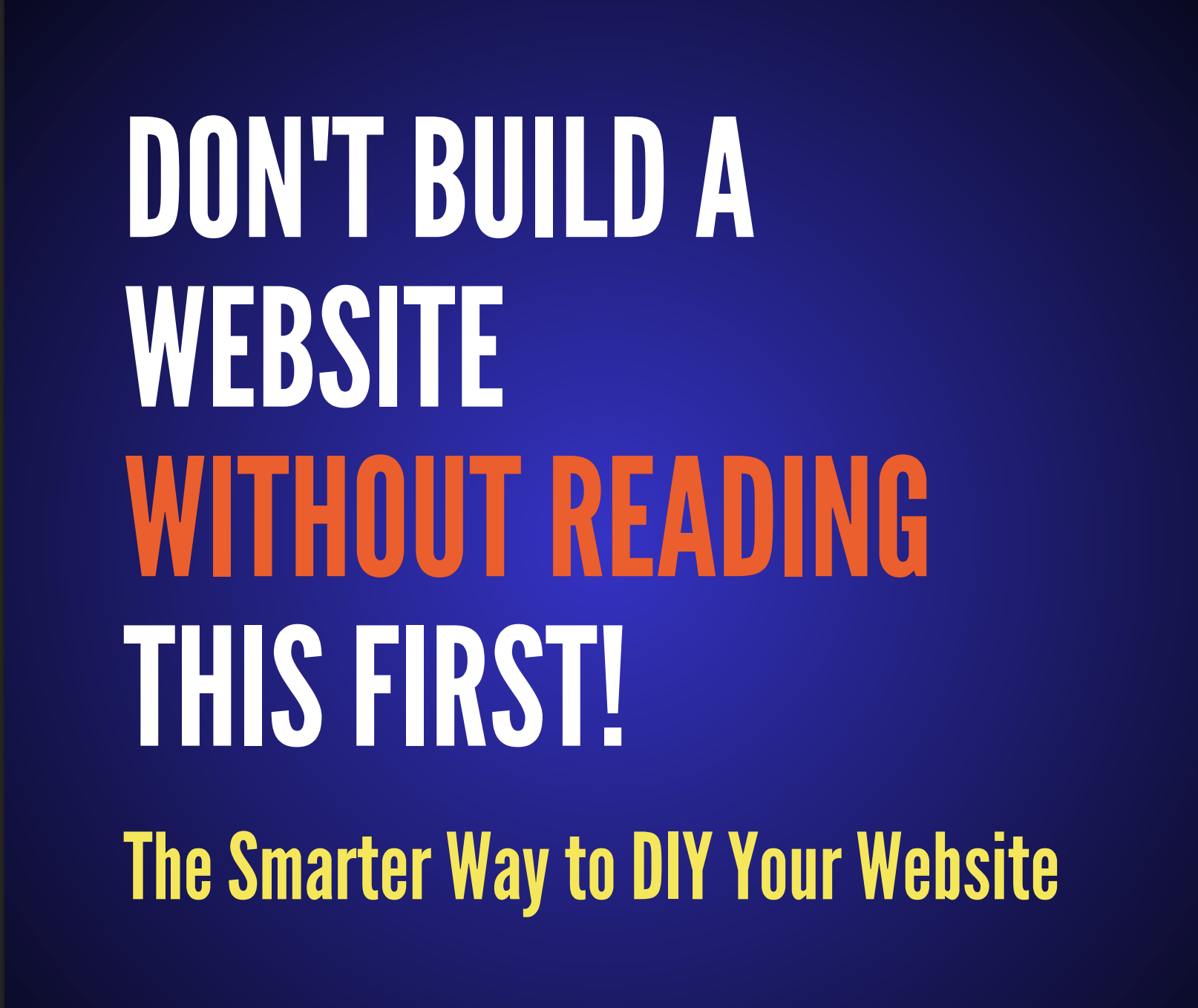Cover image for pdf download titled - The smarter way to DIY your website.